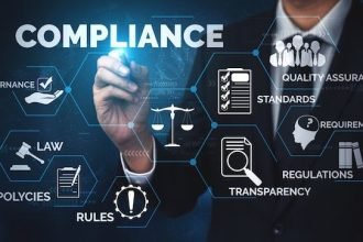 Compliance rule law and regulation graphic interface for business quality policy _ Premium Photo